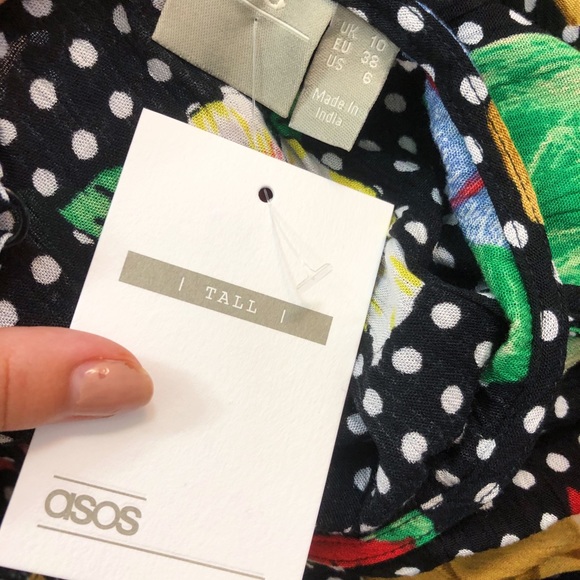 Polka Dot Floral Jumpsuit - Picture 3 of 3